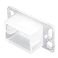 Prime-Line Plastic Center Guide Drawer Track Back Plate 2 pk