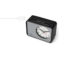 Westclox Big Ben Black USB Alarm Clock Analog Plug-In