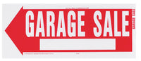 Hy-Ko English Garage Sale Sign Plastic 10 in. H x 24 in. W (Pack of 5)