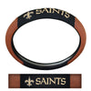 NFL - New Orleans Saints Football Grip Steering Wheel Cover 15" Diameter