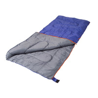 Stansport Blue/Gray Sleeping Bag 4 in. H X 33 in. W X 75 in. L 1 pk