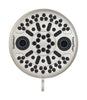 Oxygenics Brushed Nickel ABS 3 settings Showerhead 1.75 gpm (Pack of 4)