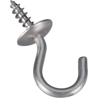 V2022 3/4" Cup Hook 4/pk - Stainless Steel