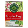 Traditional Medicinals Breathe Easy Herbal Tea - 16 Tea Bags - Case of 6