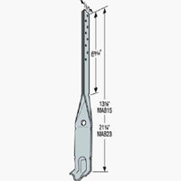 Simpson Strong-Tie ZMax 13.25 in. H x 1.25 in. W 18 Ga. Steel Mudsill Anchor (Pack of 50)