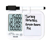 Taylor Digital Plastic Timer with Whiteboard