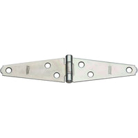 National Hardware 3 in. L Zinc-Plated Light Strap Hinge 2 pk