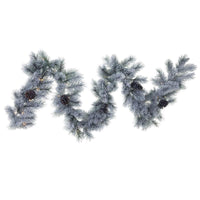 Celebrations Home 12 in. D X 108 ft. L LED Prelit Multicolored Snowy Scotch Pine Garland (Pack of 4)