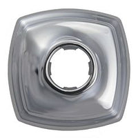 Chrome shower arm flange