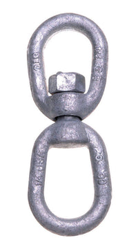 Campbell Chain Galvanized Forged Steel Eye and Eye Swivel 2250 lb. (Pack of 5)