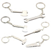 Home Plus Metal Silver Key Ring (Pack of 48).