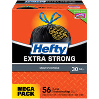 Hefty CinchSak 30 gal. Mega Pack Trash Bags Drawstring