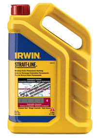 Irwin Strait-Line 4 lb Permanent Marking Chalk Crimson Red 1 pk