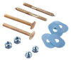 PlumbCraft Toilet Bolt and Screw Set