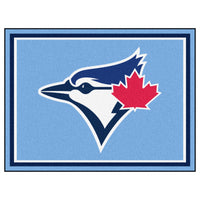 MLB - Toronto Blue Jays Light Blue 8ft. x 10 ft. Plush Area Rug