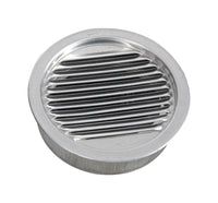 Air Vent 3 in. W X 3 in. L Mill Silver Aluminum Mini Louver