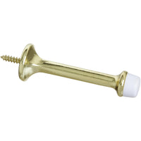 V236 3â€ Rigid Door Stop 2/pk - Polished Brass