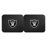 NFL - Las Vegas Raiders Back Seat Car Mats - 2 Piece Set