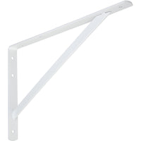 111BC 16â€ Super Strength Shelf Bracket - White