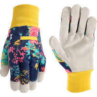 Wells Lamont Women's Indoor/Outdoor Liberty Print Gardening Gloves Multicolored M 1 pair