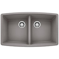 Performa Equal Double Bowl - Metallic Gray