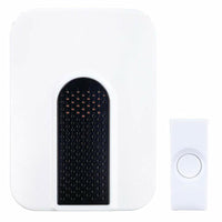 Heath Zenith Black/White Plastic Wireless Door Chime Kit