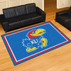 University of Kansas 5ft. x 8 ft. Plush Area Rug