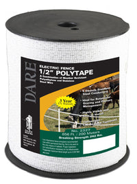 Dare Electric-Powered Tape 656 ft. White