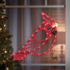 Impact Innovations Red Cardinal Indoor Christmas Decor Window Silhouette 15 H x 15 W in.