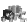 DuraVent 3 in. H X 11.5 in. W Silver Steel Pellet Vent Kit