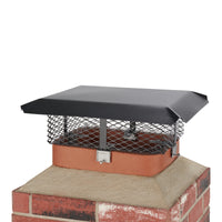 HY-C Shelter Powder Coated Steel Chimney Cover