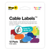 Wrap-It 1.2 in. L Assorted Nylon Cable Labels (Pack of 3)