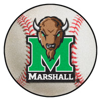 Marshall University Baseball Rug - 27in. Diameter