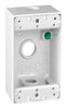 Sigma Engineered Solutions New Work 18.3 cu in Rectangle Metallic 1 gang Weatherproof Box White