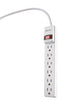 Southwire Woods 1.5 ft. L 6 outlets Power Strip w/Surge Protection White 280 J