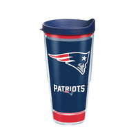 Tervis NFL 24 oz New England Patriots Multicolored BPA Free Tumbler with Lid