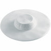 PlumbCraft 5 in. D Plastic Strainer and Stopper Topper White