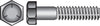 Hillman 1/2 in. D X 3 in. L Heat Treated Zinc Steel Hex Head Cap Screw 50 pk