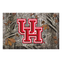 University of Houston Camo Rubber Scraper Door Mat