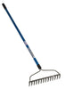 Seymour S400 Jobsite 65.5 in. 14 Tine Steel Rake Fiberglass Handle