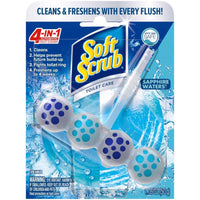 Soft Scrub 4 in 1 Toilet Sapphire Toilet Bowl Cleaner 1.76 oz. Tablet