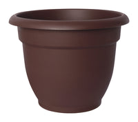 Bloem Terrapot Chocolate Resin UV-Resistant Bell Ariana Planter 6.5 H x 6 Dia. in.