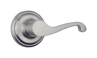 Brinks Push Pull Rotate Glenshaw Satin Nickel Passage Lever KW1 1.75 in.