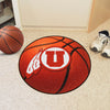 University of Utah Basketball Rug - 27in. Diameter