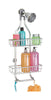 iDesign Metro 26.5 in. H X 12 in. L Silver Shower Caddy