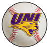 University of Northern Iowa Baseball Rug - 27in. Diameter