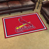 MLB - St. Louis Cardinals 4ft. x 6ft. Plush Area Rug