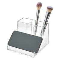 iDesign Clarity Clear Cosmetic Organizer 7.75 in. H X 5 in. W