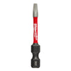 Milwaukee Shockwave Square #1 X 2 in. L Screwdriver Bit Steel 1 pc