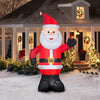 Gemmy LED White Waving Santa 3.5 ft. Inflatable